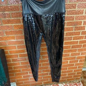 Spanx sequins leggings